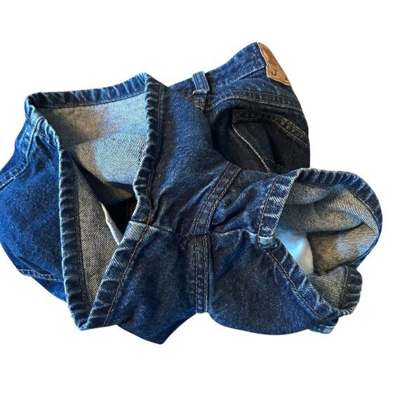 Vintage MUDD Medium Wash Y2K Button Fly Low Rise Denim Juniors Shorts 11 - Picture 9 of 10